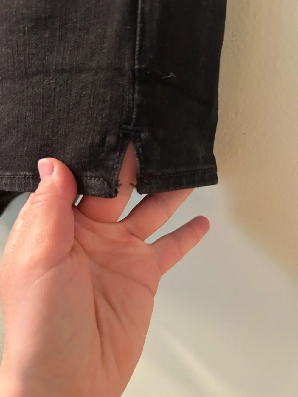 American Eagle Outfitters Black Denim Shorts High Rise Shortie Size 8